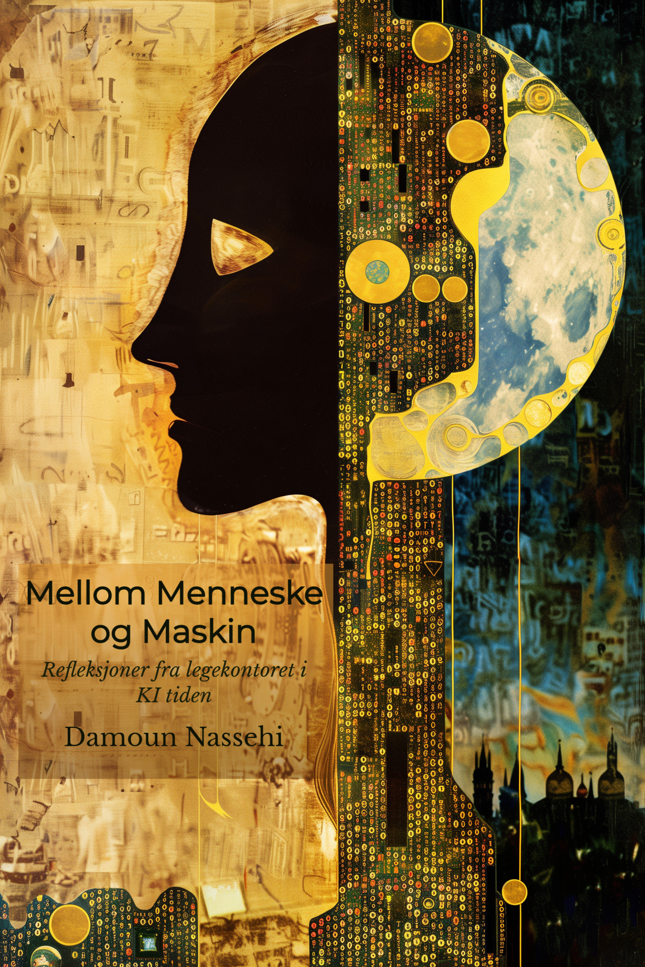 Bokomslag: Mellom menneske og maskin